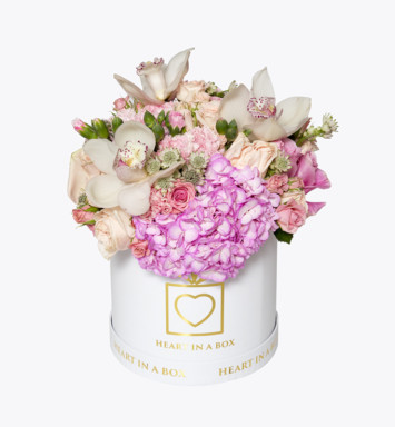 Mixed Roses in Small Box