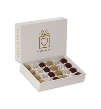 Mixed Chocolates in Large White Box