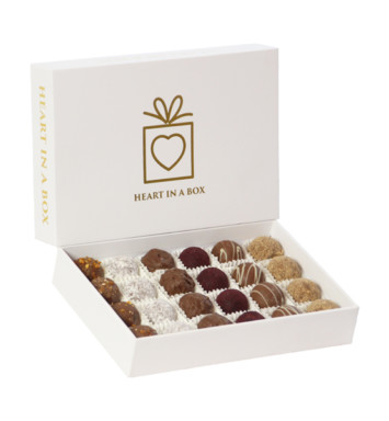 Mixed Chocolates in Large White Box