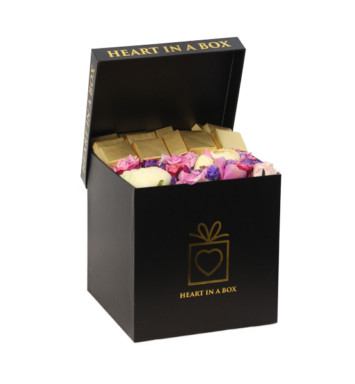 Chocolates with Flowers Box