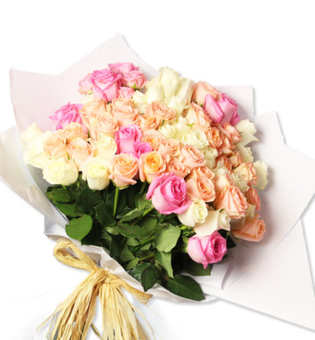 Large Bouquet of Mixed Roses